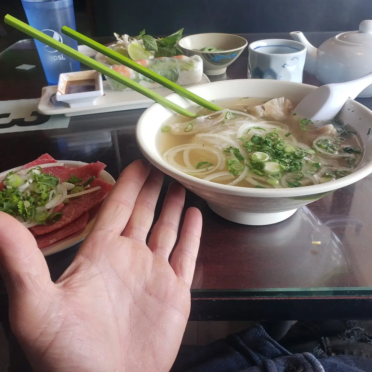 Rare Beef and Tendon Pho