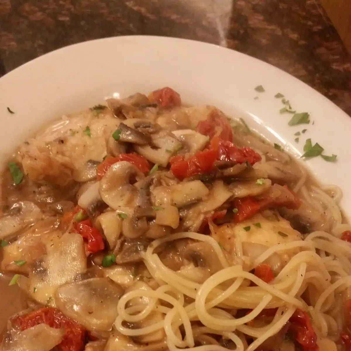 Chicken Marsala Pizza