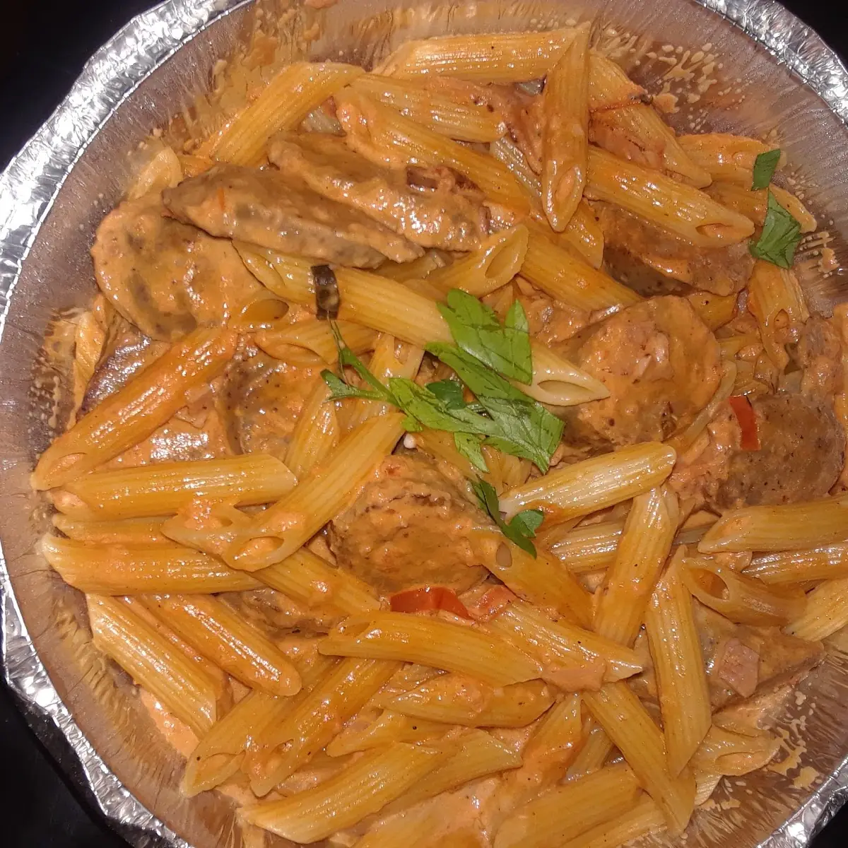 Penne Vodka Sauce and Sausage