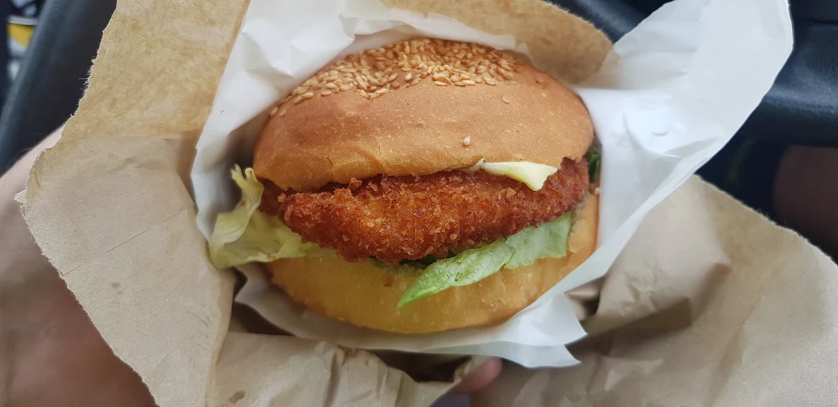 Chicken Schnitzel Roll, Officer Bakehouse Takeaway Food