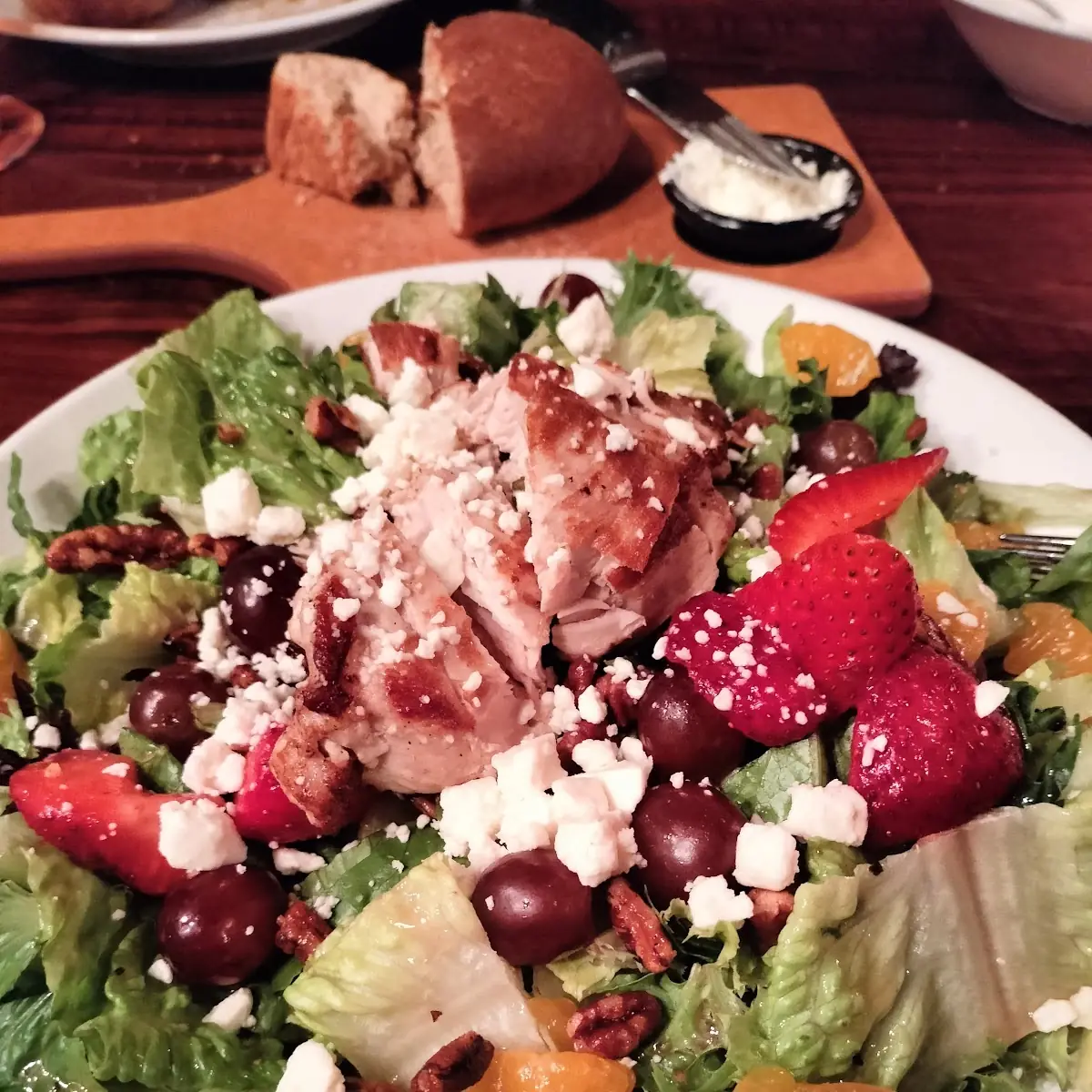 Grilled Chicken & Strawberry Salad
