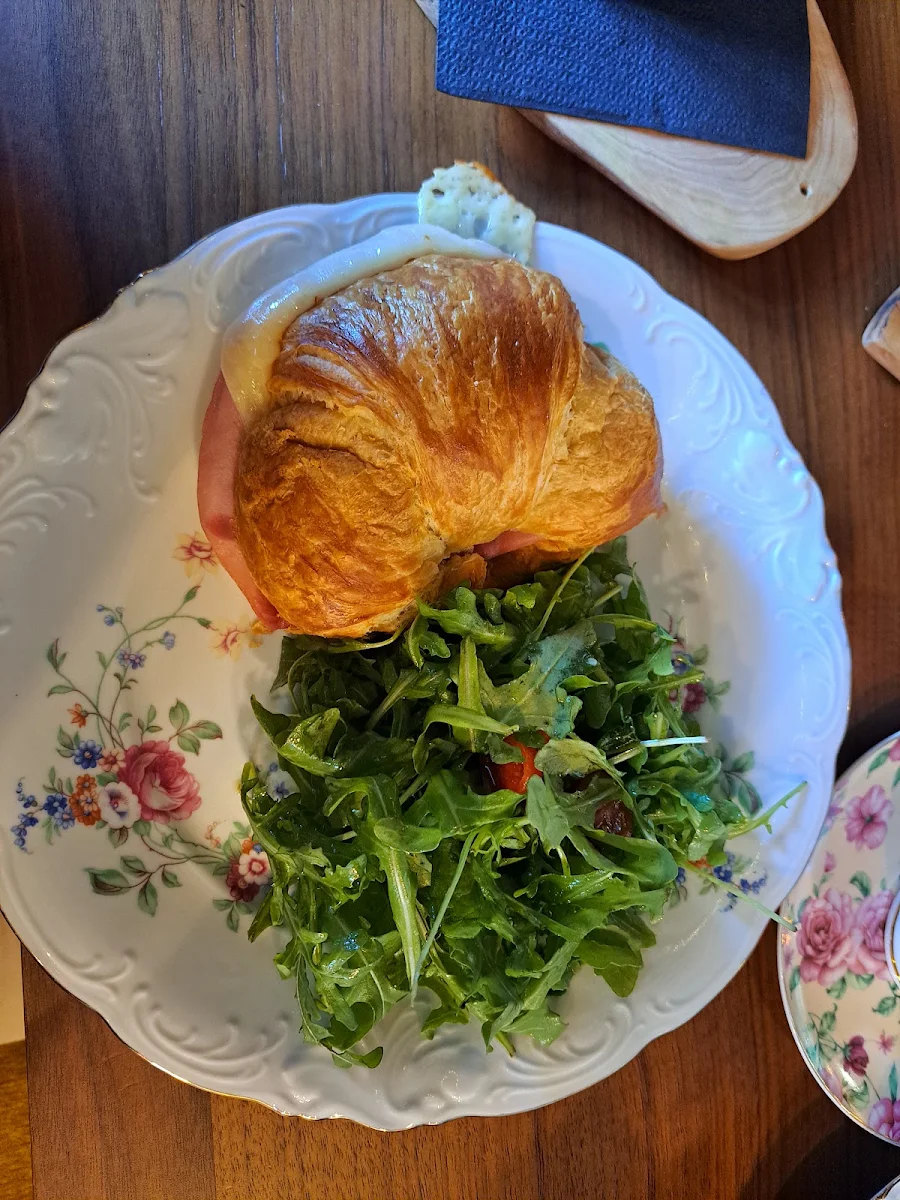 Ham and Cheese on a Croissant