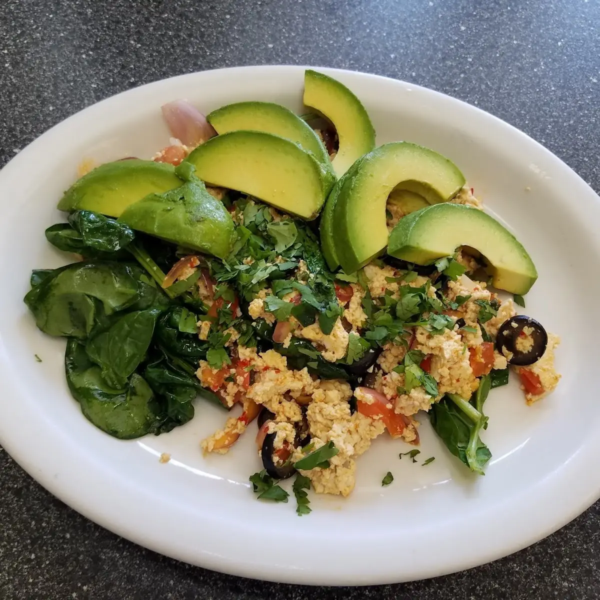 Spicy Tofu Scramble Vegan