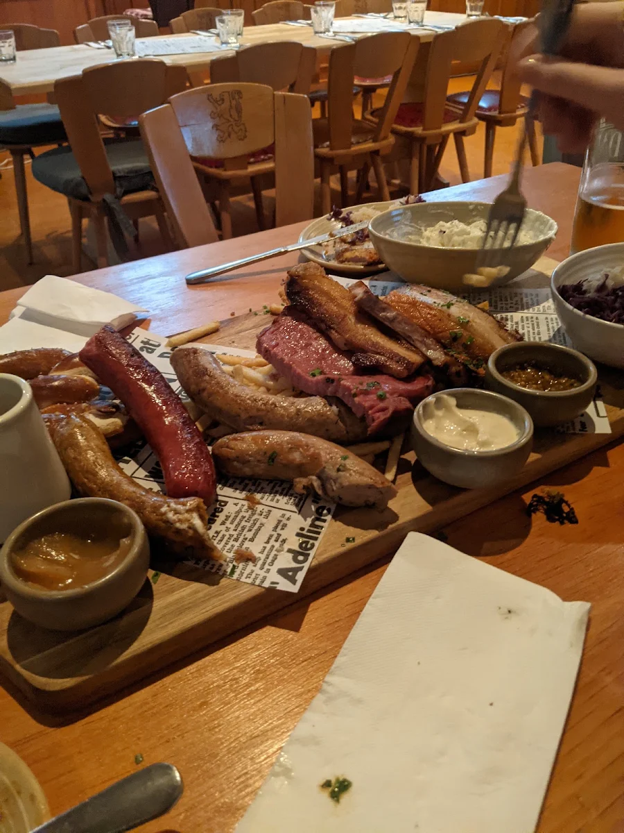 Bavarian Sausage Platter