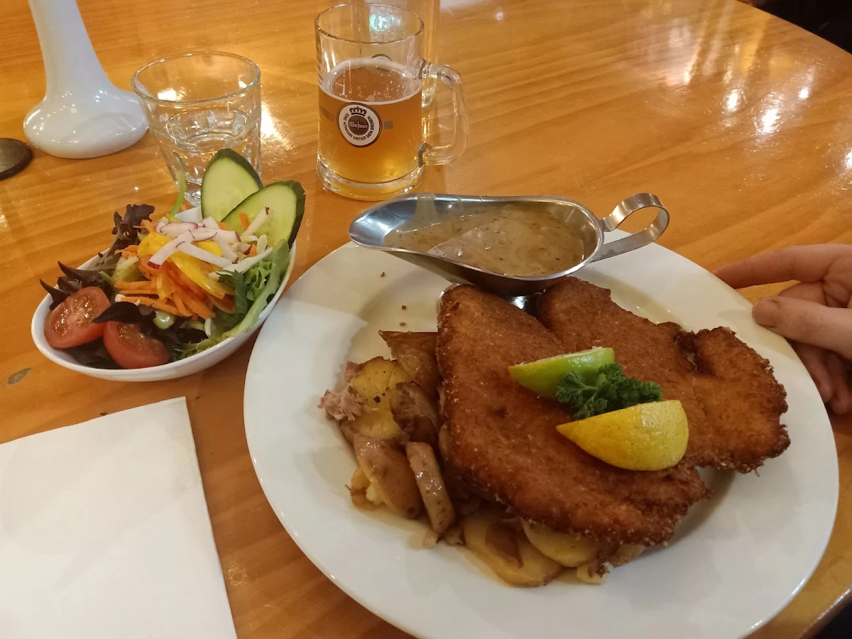Chicken Schnitzel with Mushroom Sauce
