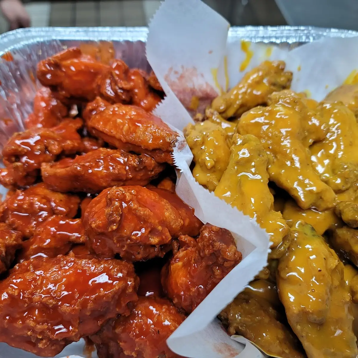 Hot Honey Gold Saucey Wings