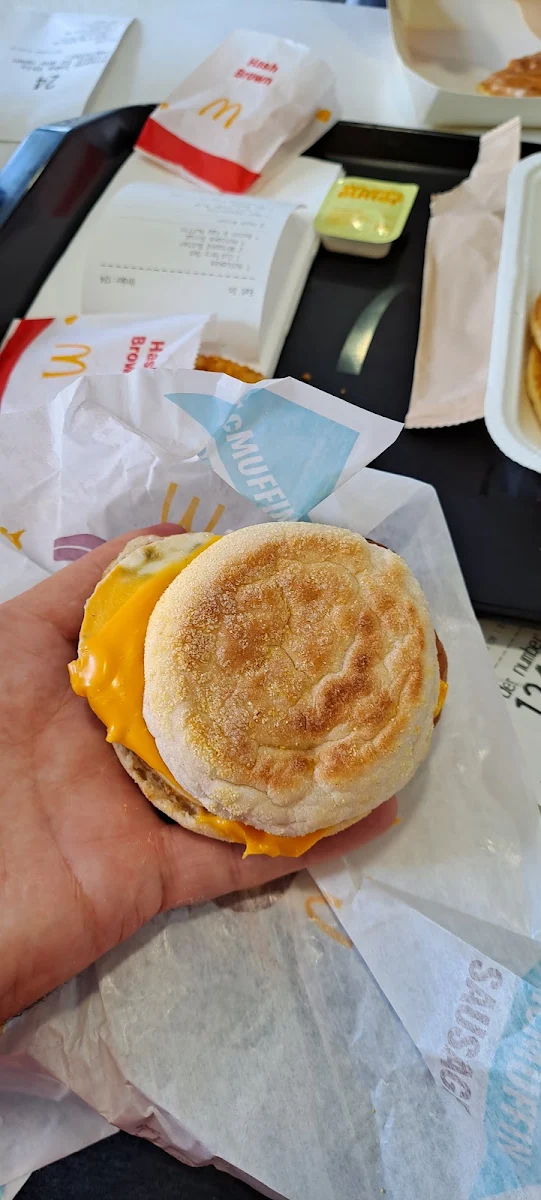 English Muffin Bacon Egg and Cheese, McDonald's Frewville