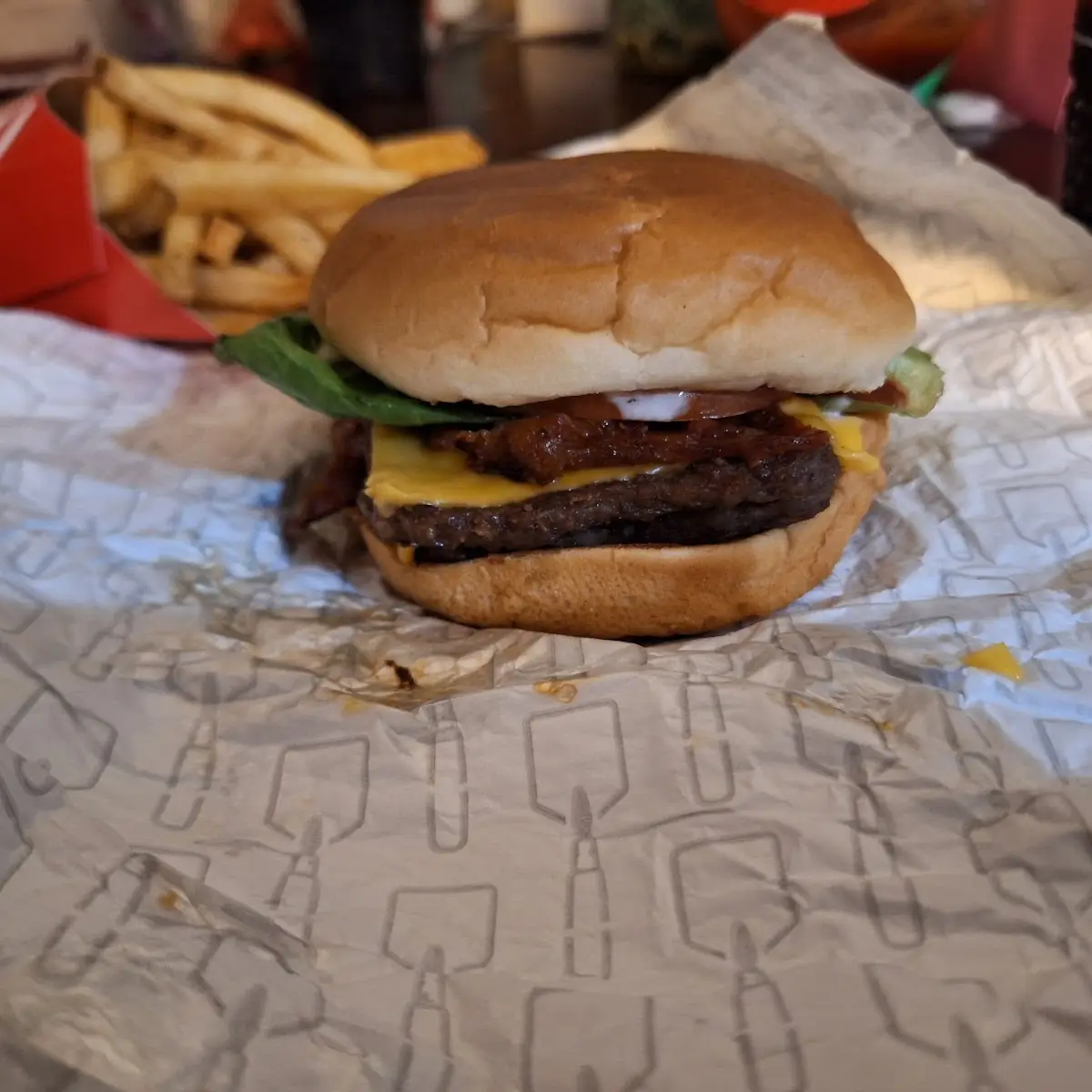 Bacon and Cheese Burger