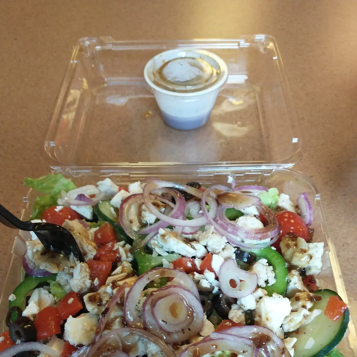 Greek Salad with Chicken