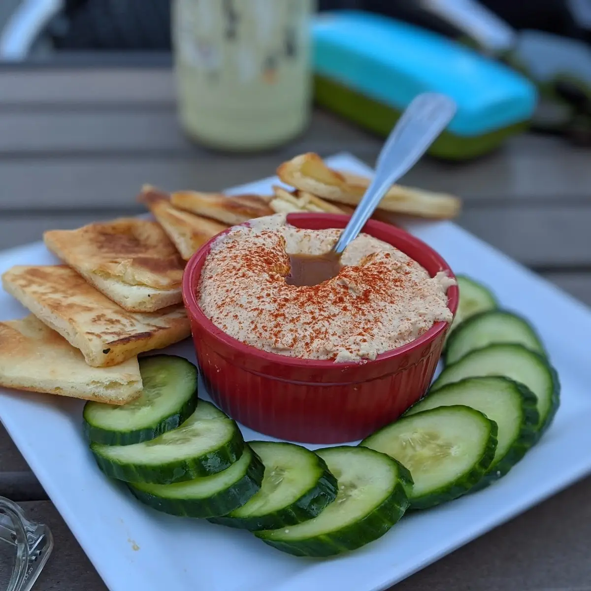 Spicy Hummus Plate