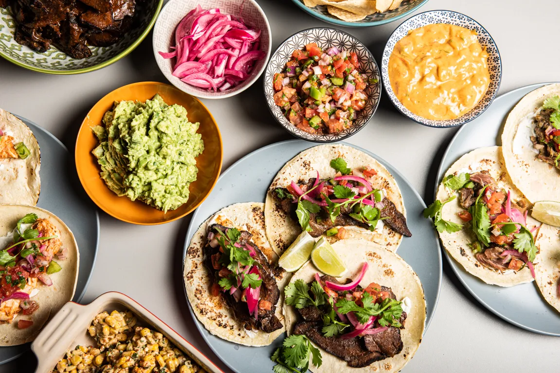 Taco Bar, La Sancha Mexican Kitchen