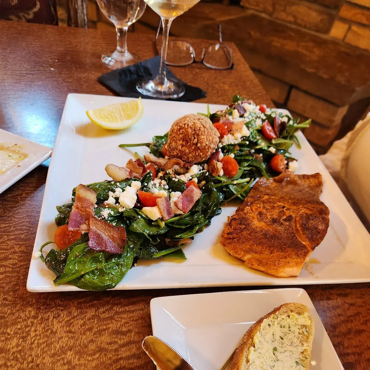 Salmon blt Salad
