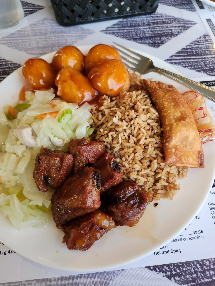 Chicken Fried Rice Honey Garlic Ribs