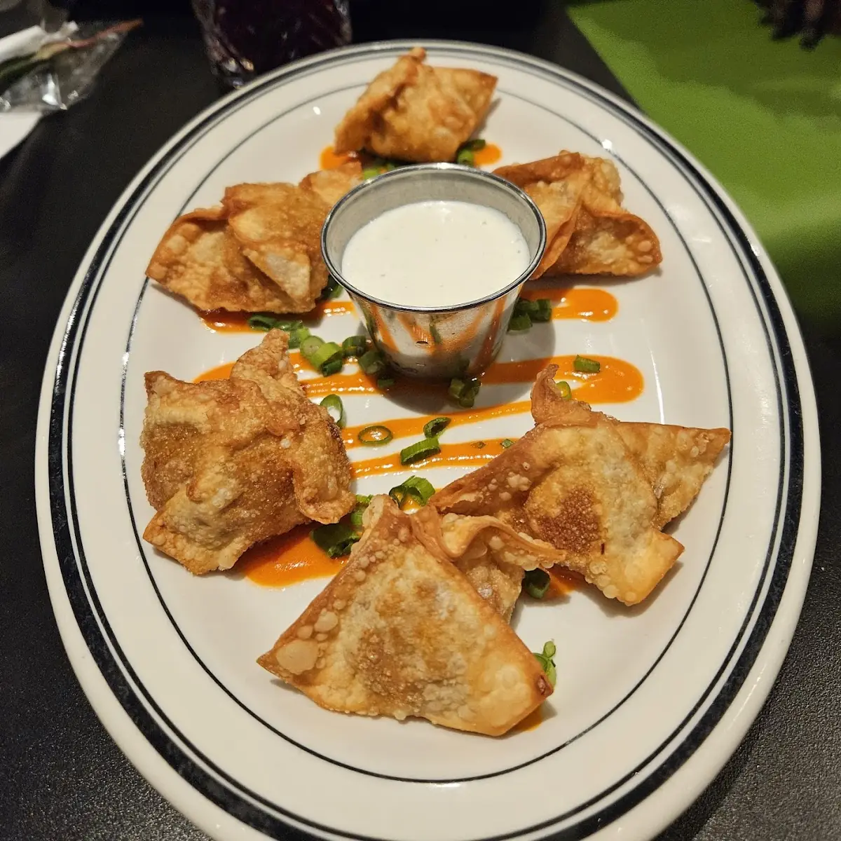 Buffalo Chicken Wontons