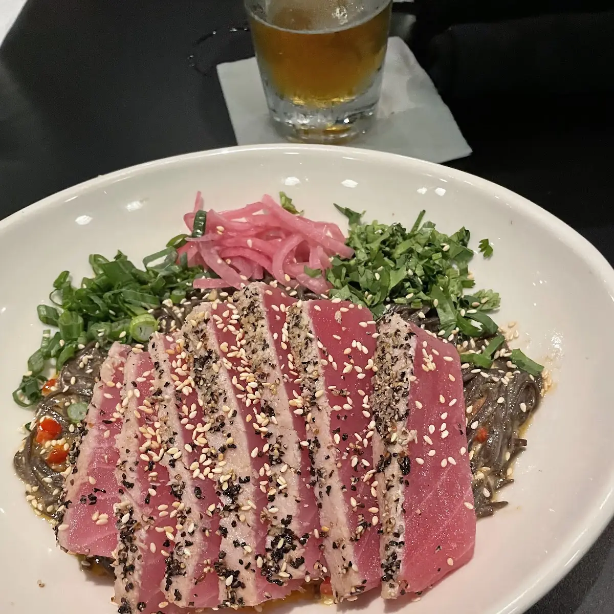 Seared Ahi Mazesoba