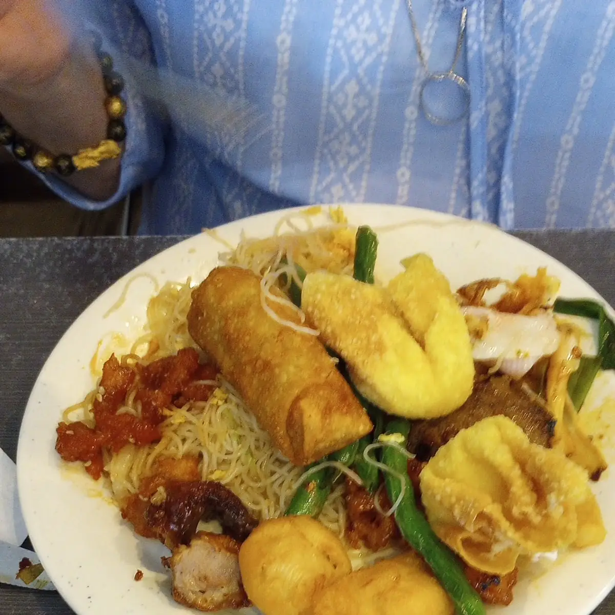 Egg Roll Sweet Sour Chicken Crab Rangoon