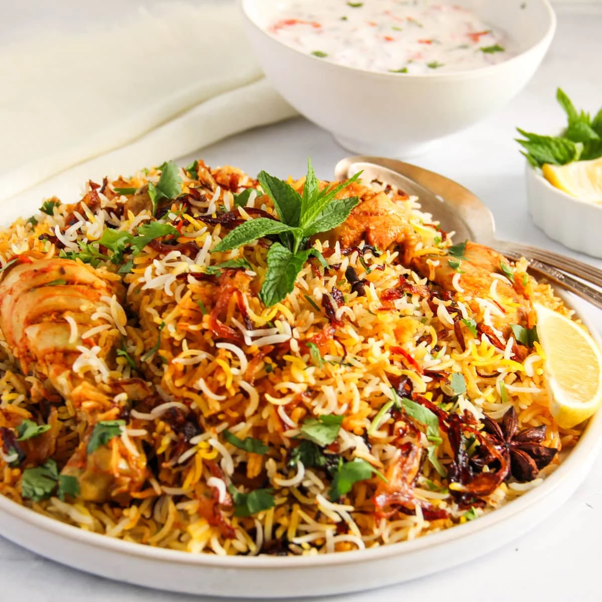 Chicken Biryani, Flaming Karachi Ferndale
