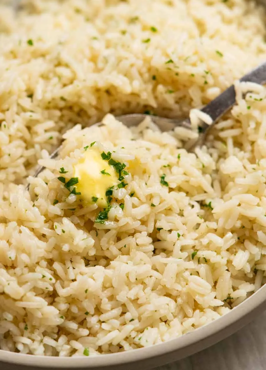 Garlic Rice, Flaming Karachi Ferndale