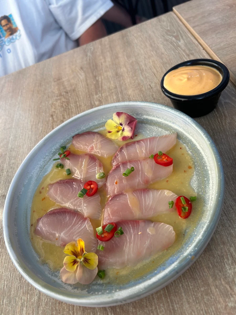Kingfish Sashimi, Bacchus Bar