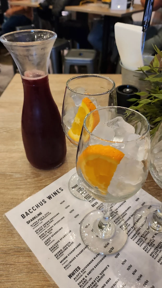 Sangria, Bacchus Bar