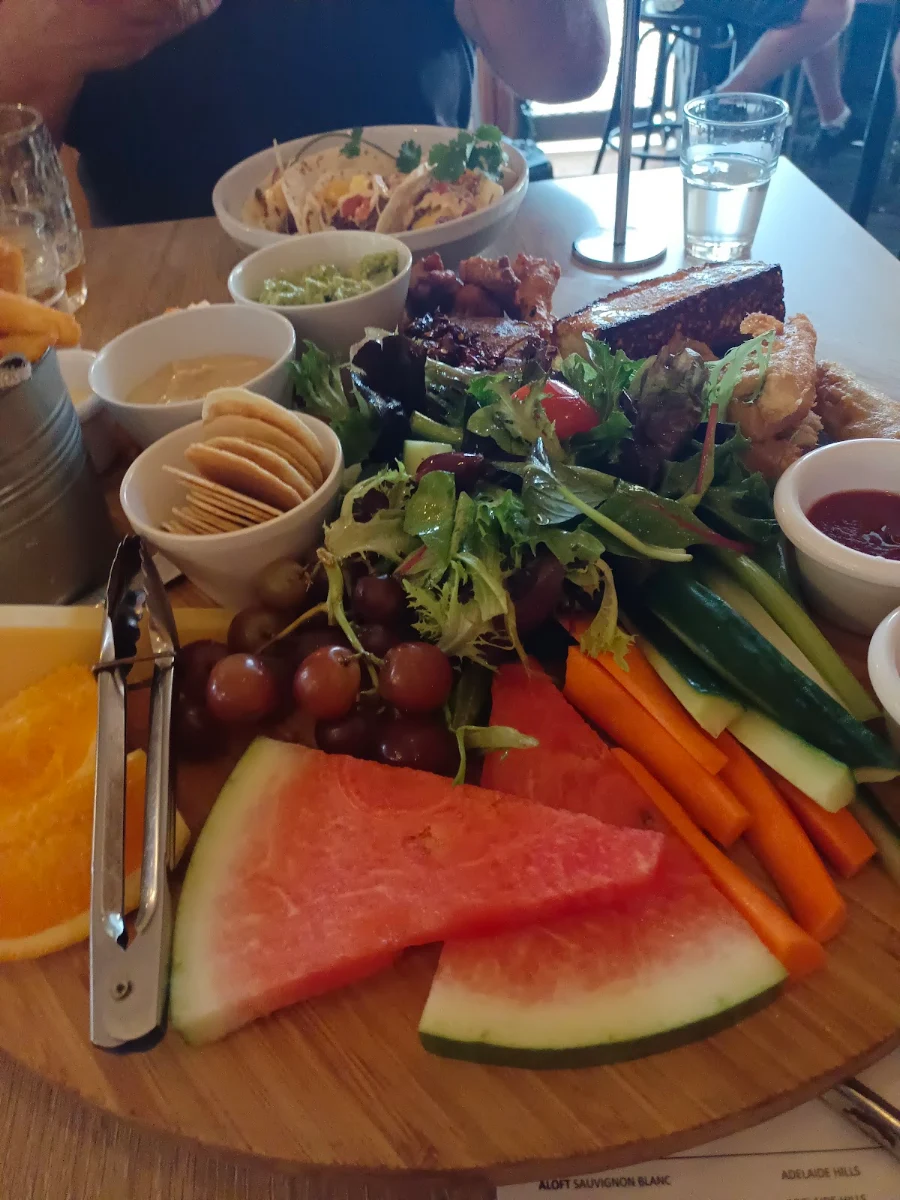 Sunset Platter, Bacchus Bar