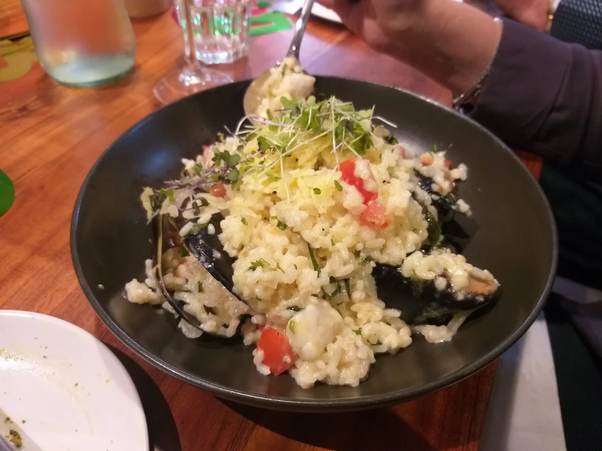 Seafood Risotto, Milano's Restaurant and Pizzeria
