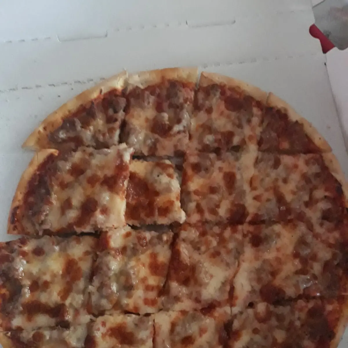 14 Thin Crust Sausage Pizza