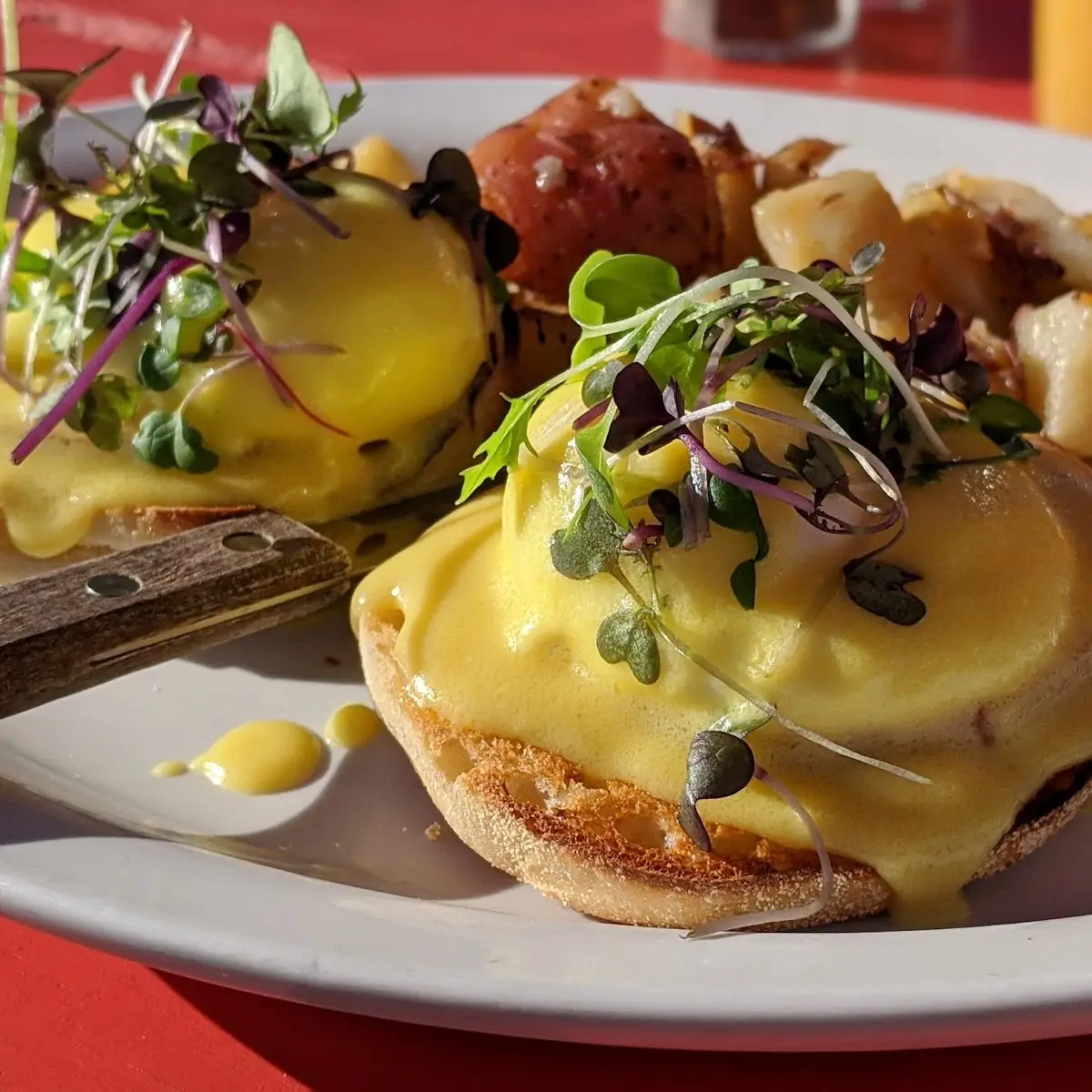 Breakfast Omelette Burger