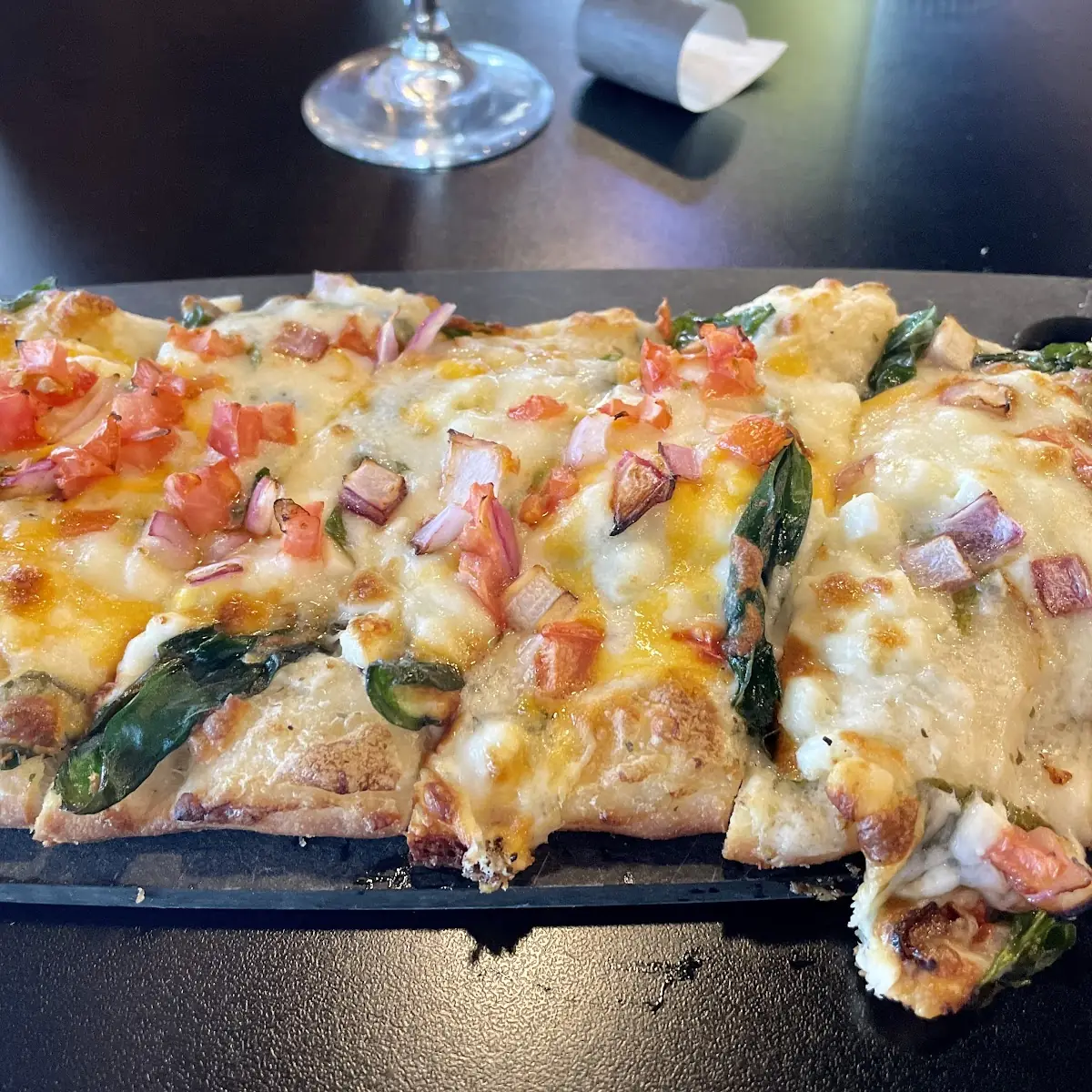 Spinach Feta Flatbread