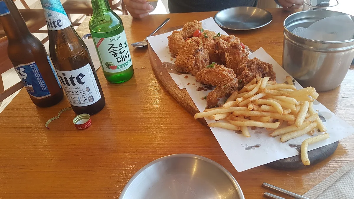 Korean Fried Chicken and Chips, Kim's Asian Kitchen