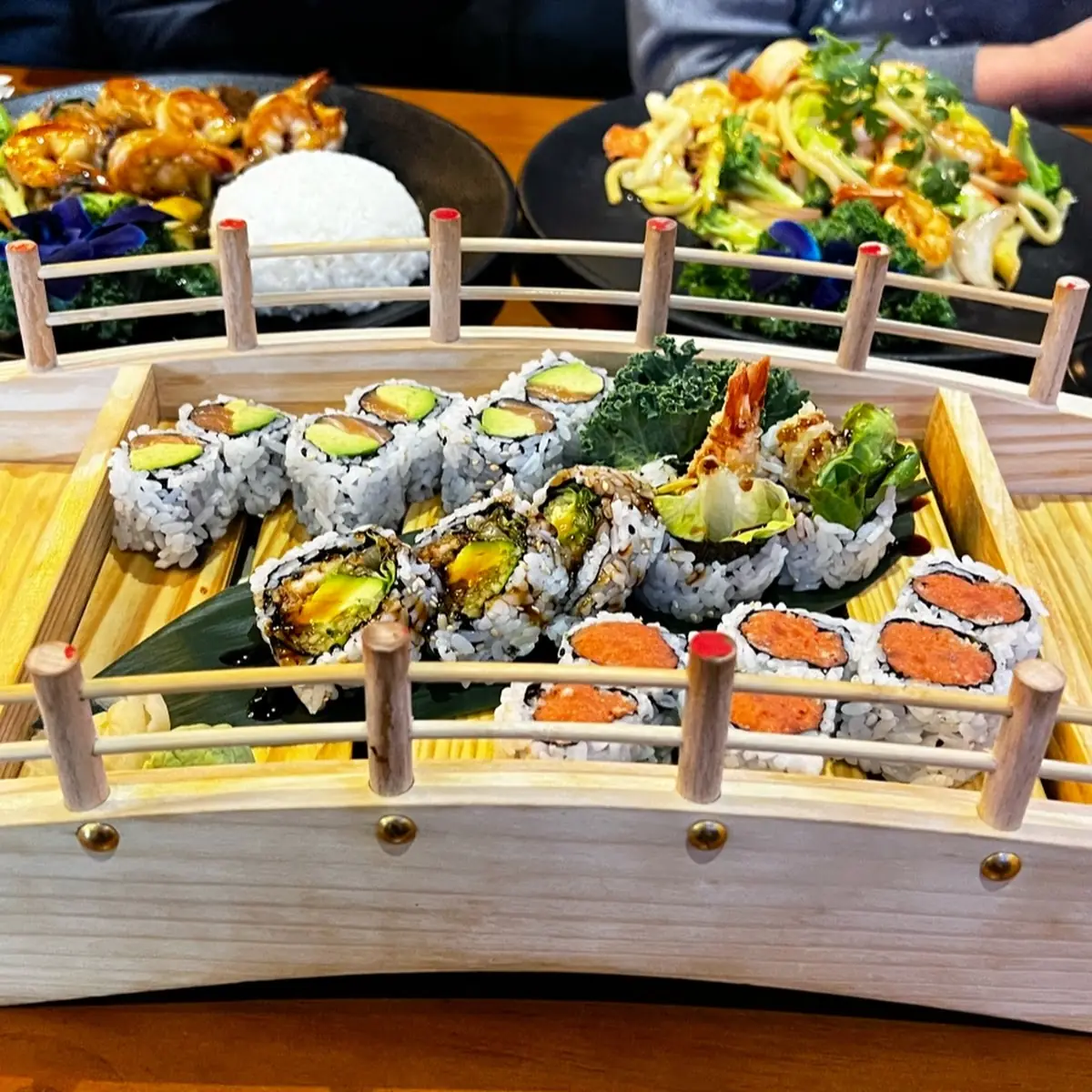 Assorted Sushi and Sashimi Platter