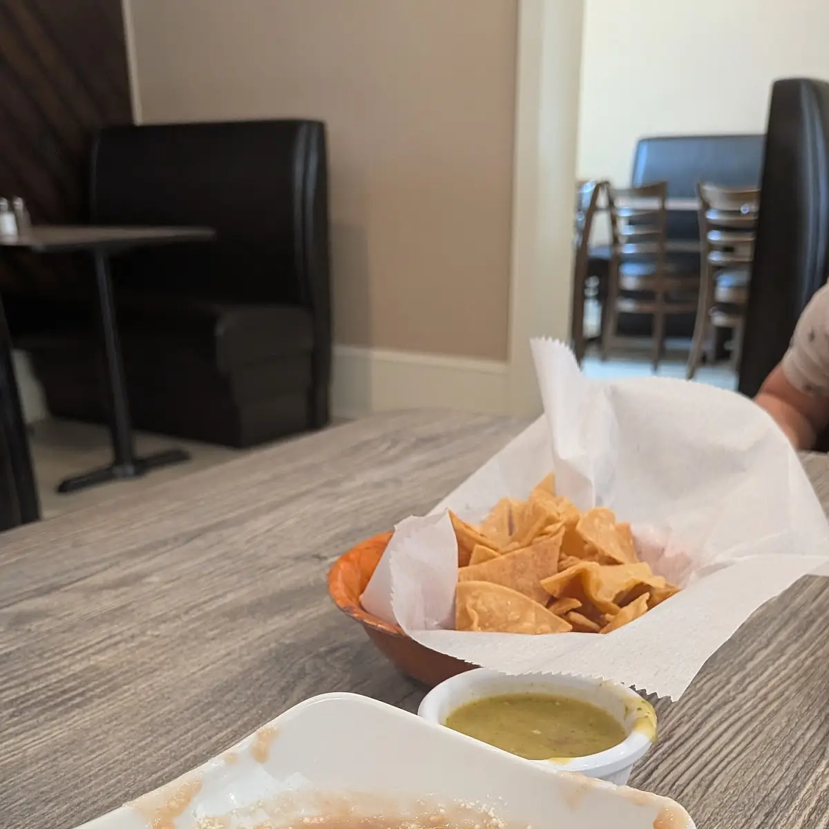 Refried Bean Dip and Salsa