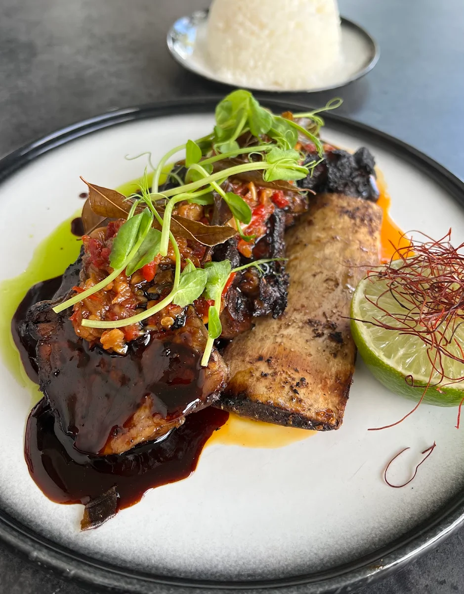 Pan Fried Barramundi with Garang Asam Sauce, Tempayan Bay
