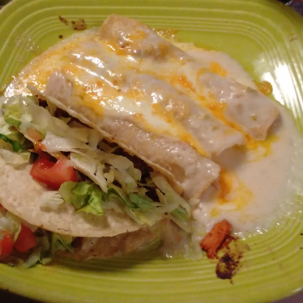 Sour Cream Chicken Enchiladas