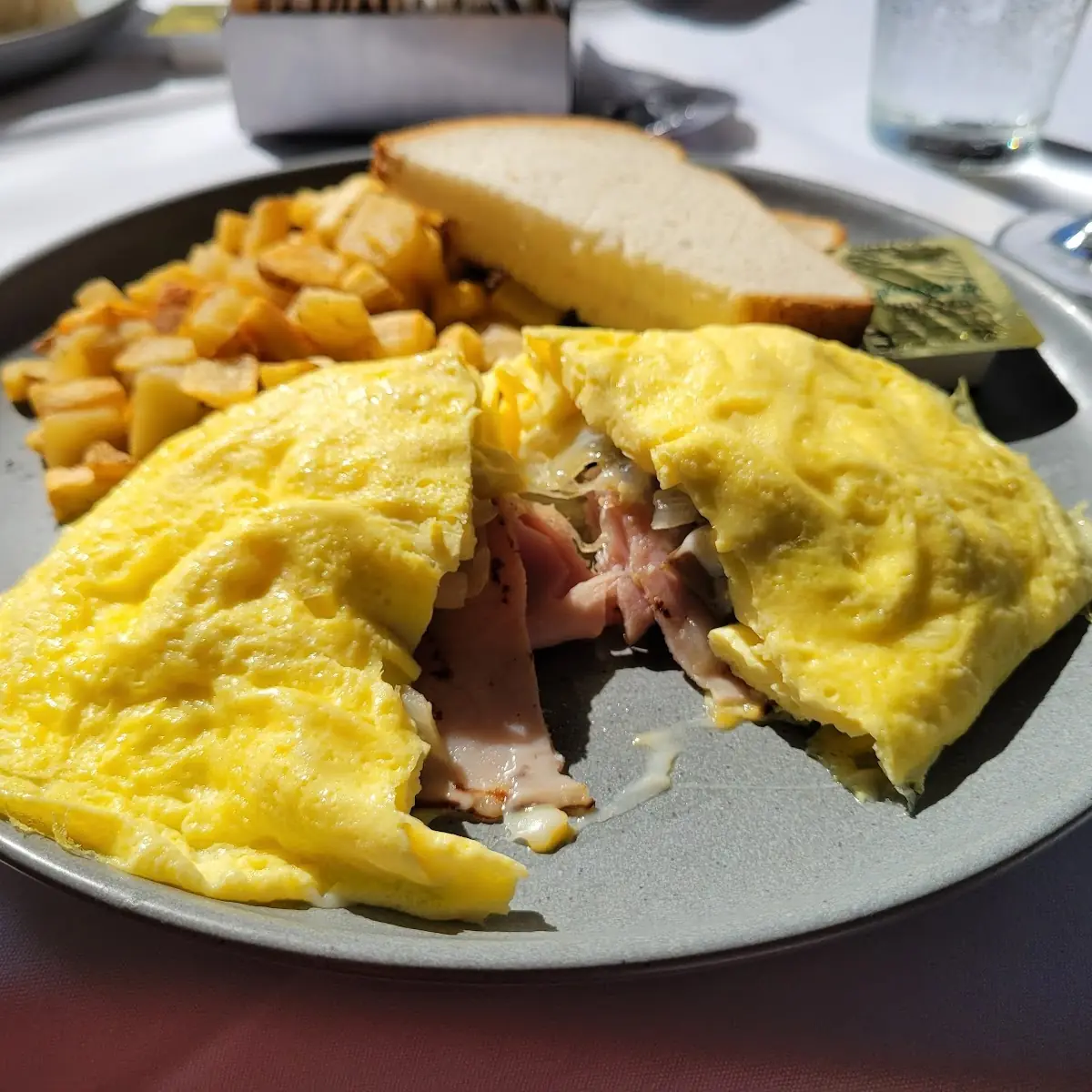 Spinach Omelette