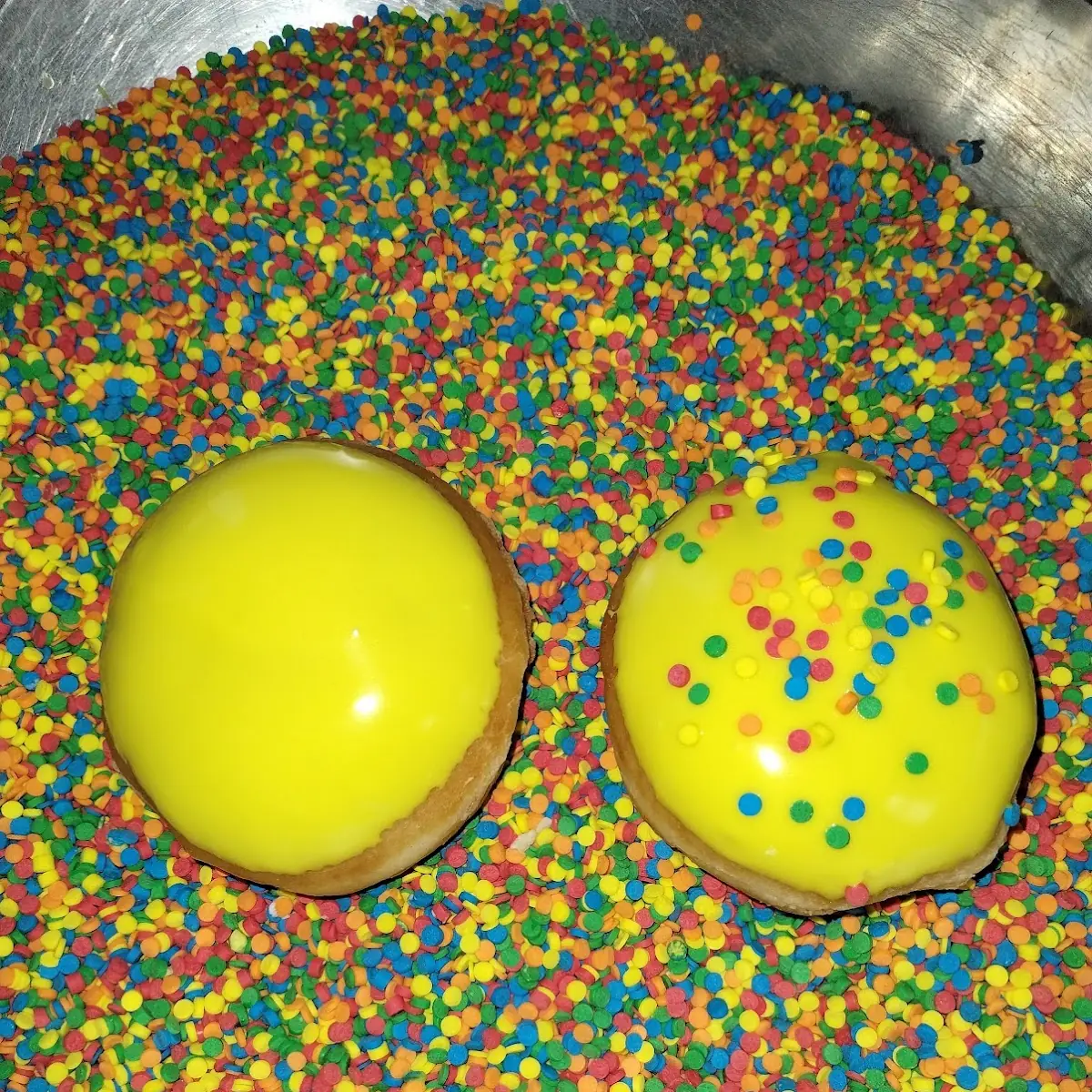 Cake Batter Doughnut