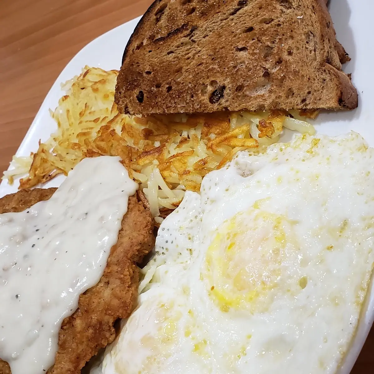 Country Fried Steak Breakfast 1000 Cal