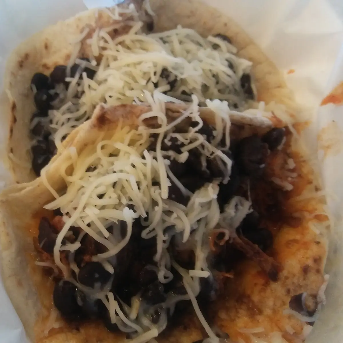 Tacos with Barbacoa and Black Beans