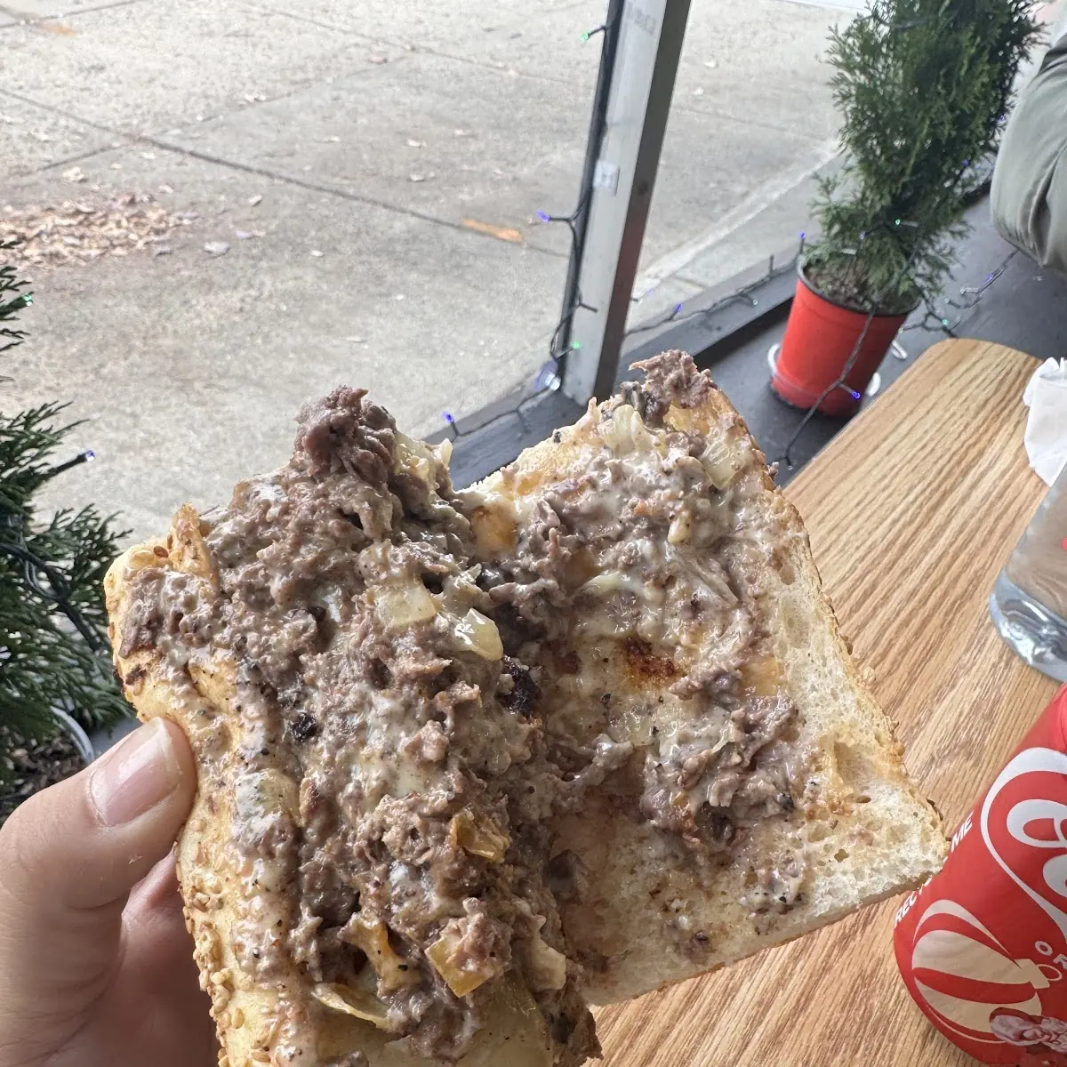 New Schoool Cheesesteak Sandwich