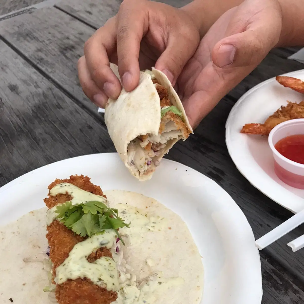 Crispy Mahi Tacos