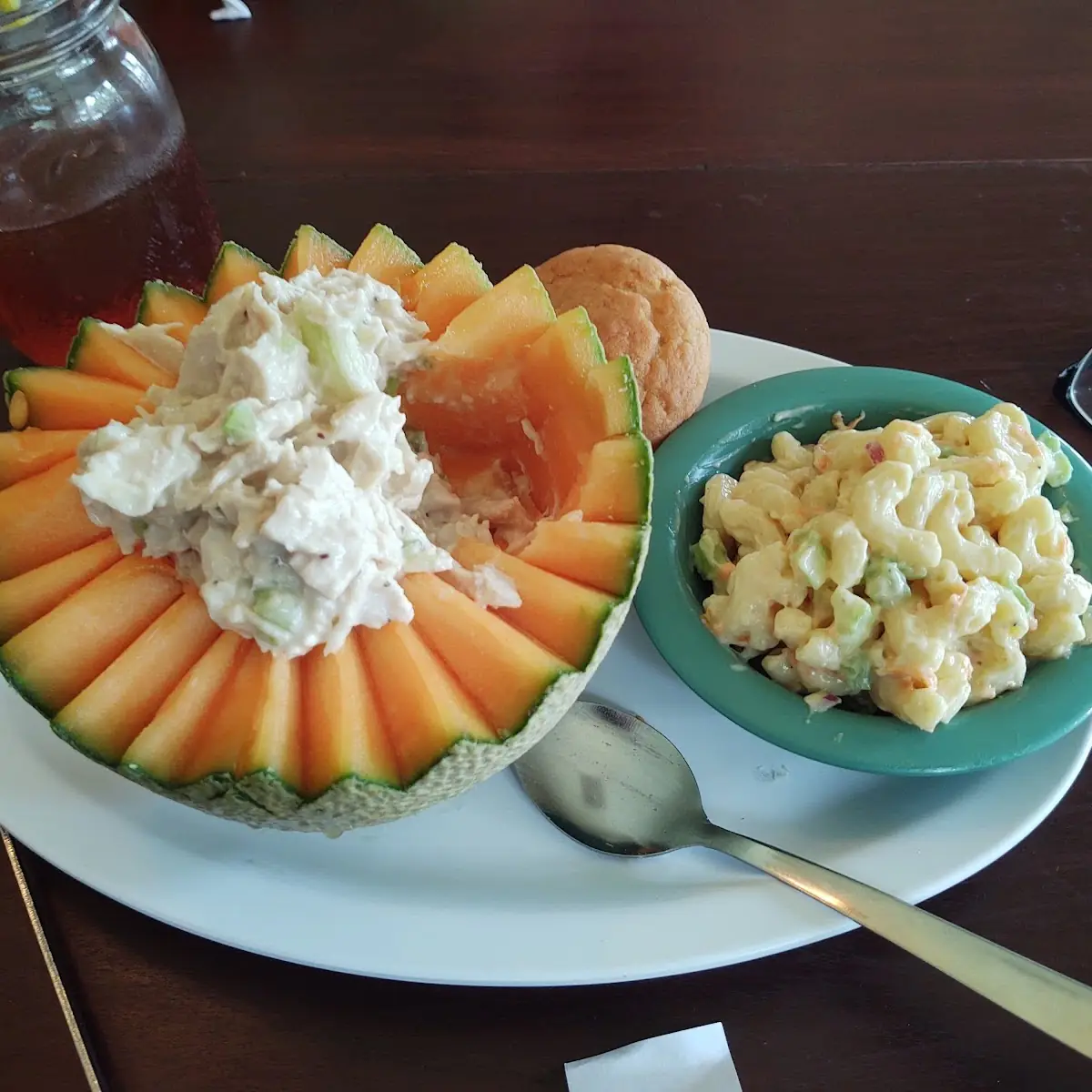 Chicken Salad Canteloupe