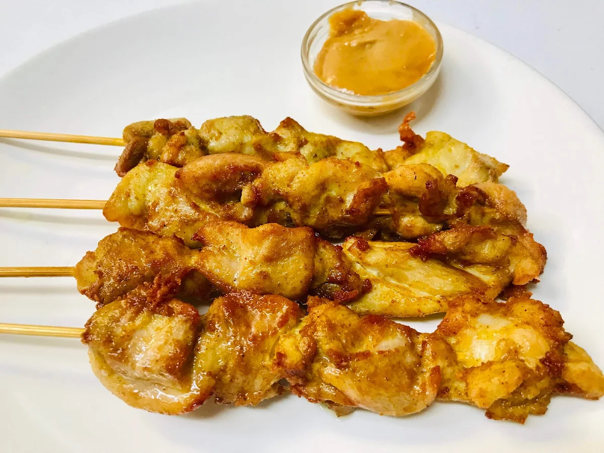 Chicken Satay 4pcs, Thai Kitchen