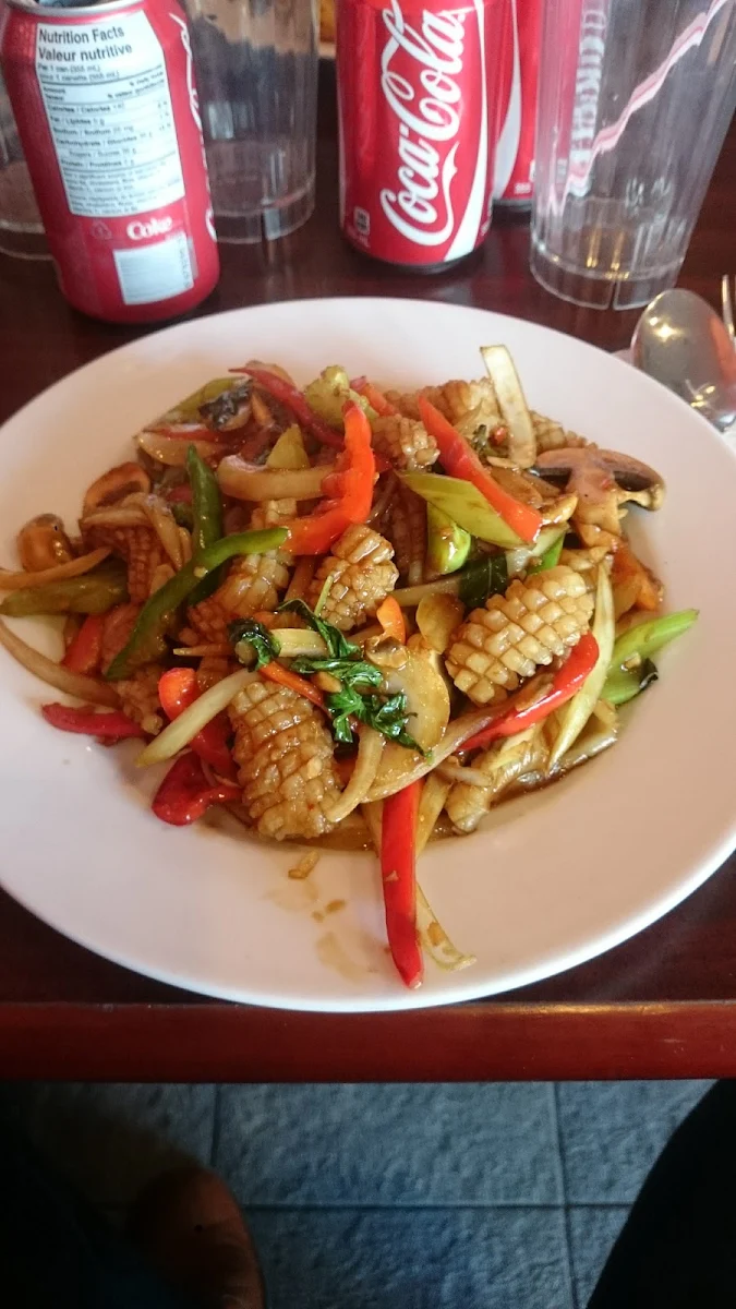 Spicy Squid, Thai Kitchen