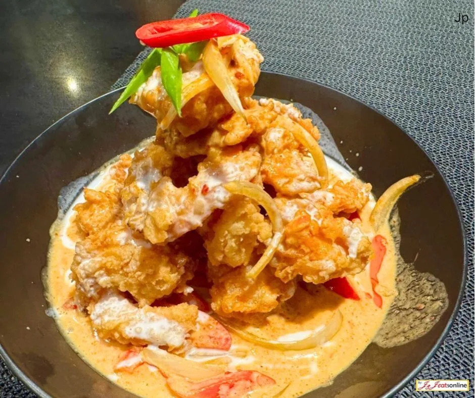Crispy Choo Chee Prawn, Hyde Thai restaurant