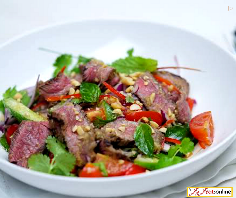 Thai Beef Salad, Hyde Thai restaurant