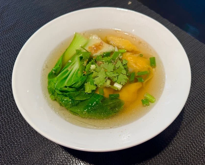 Wonton Soup, Hyde Thai restaurant