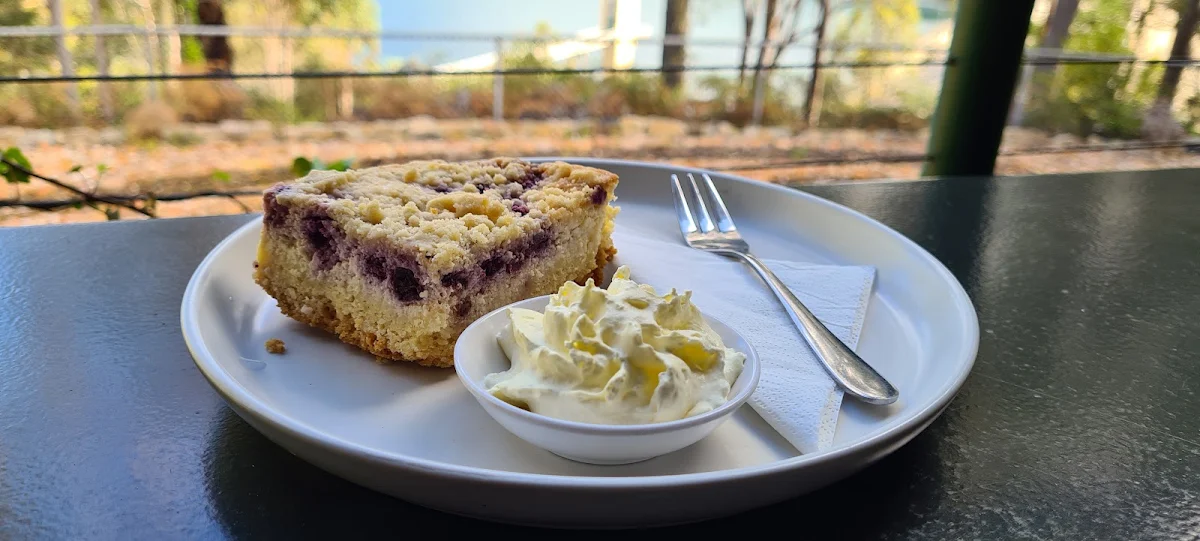 Blueberry Ricotta Slice, Bistro by the Dam