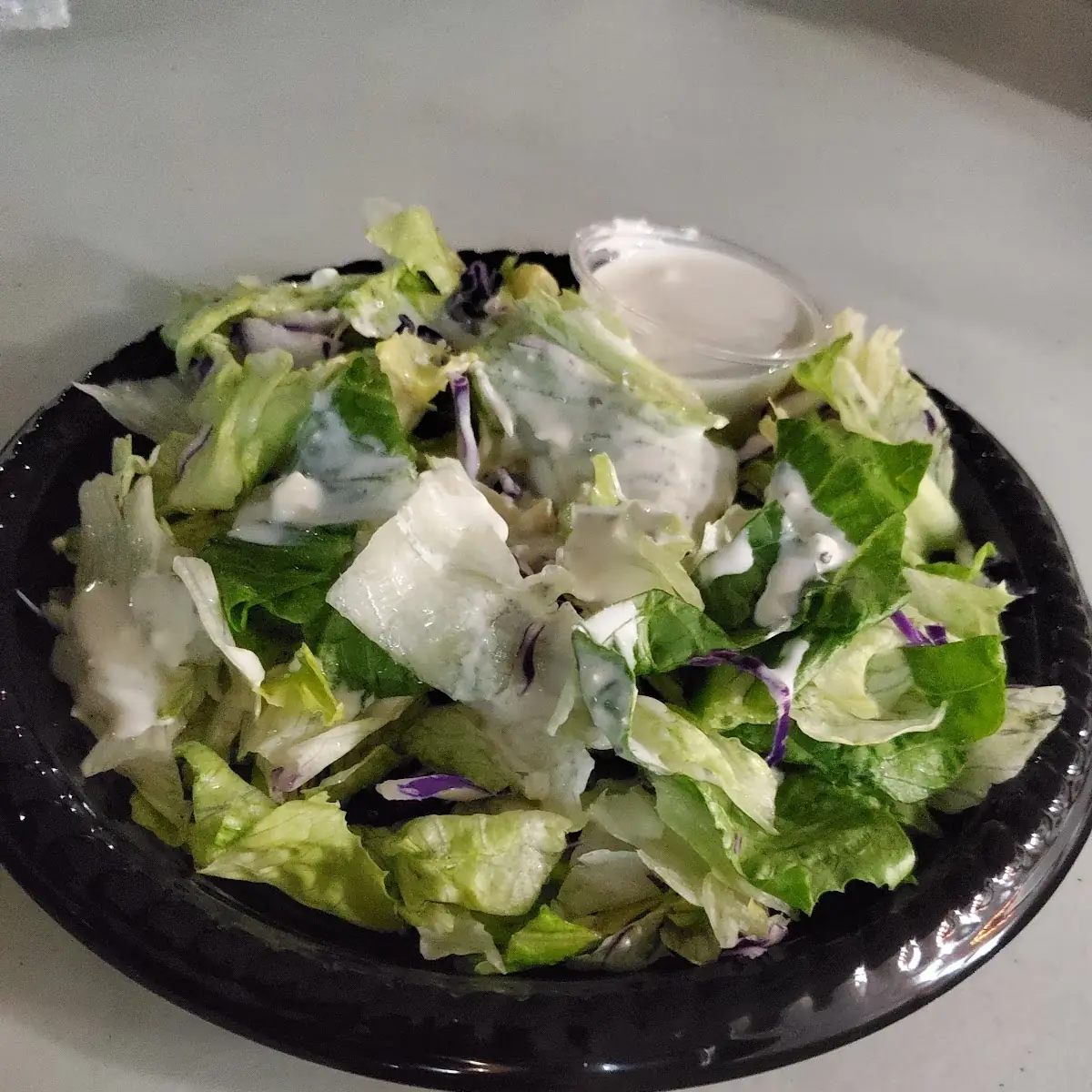 Salad with Ranch Dressing