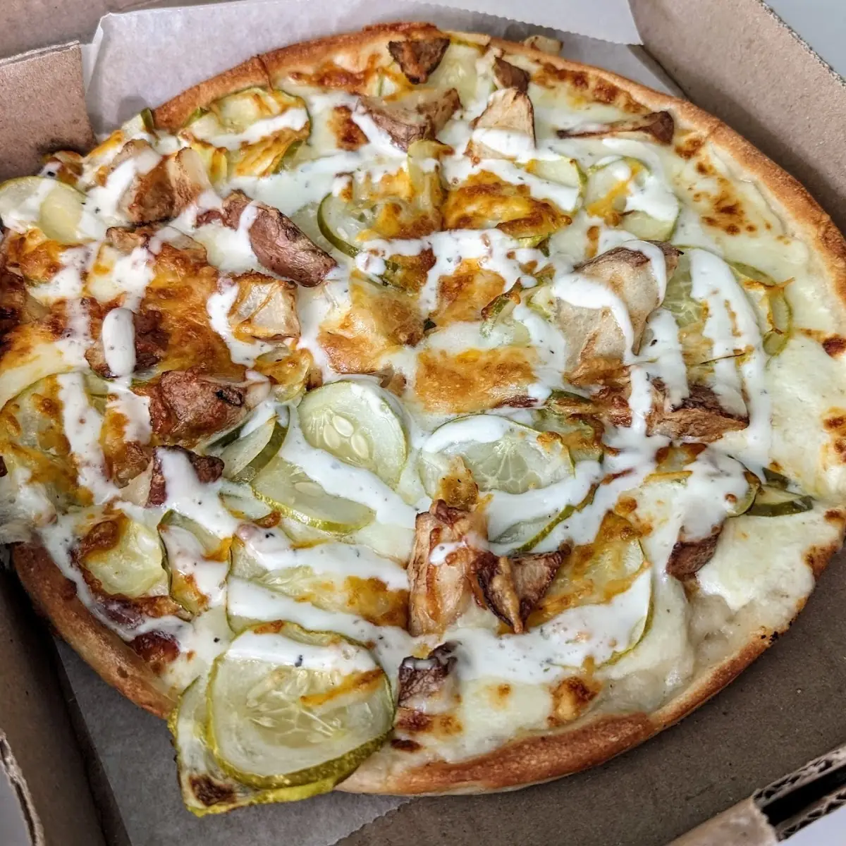Curry Chicken Pizza