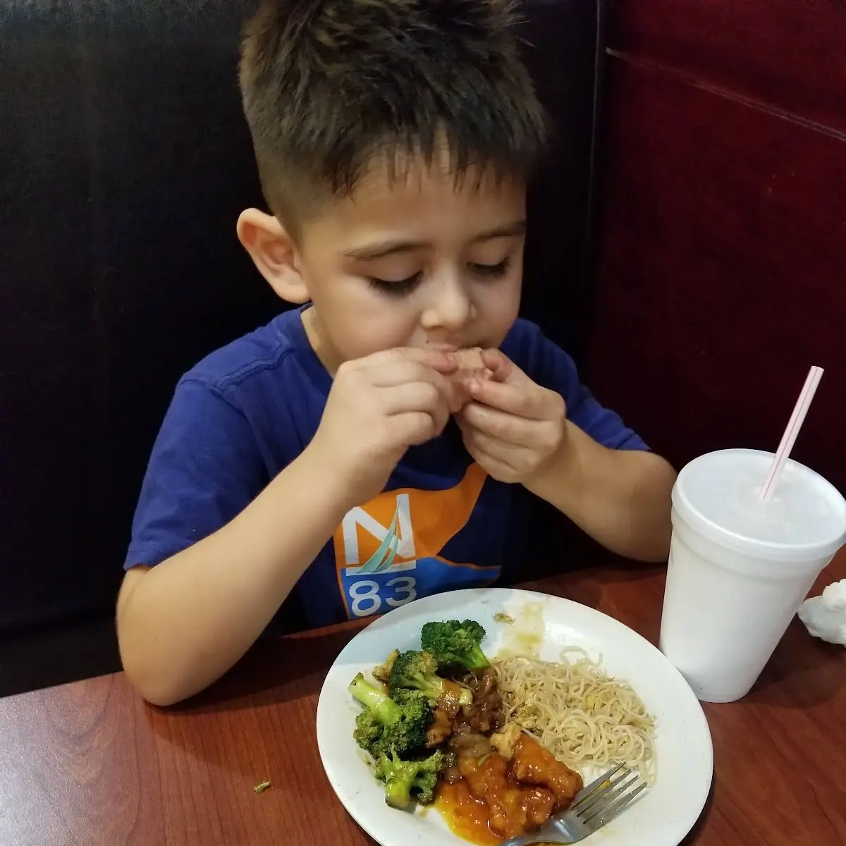 Broccoli Beef and Fried Rice